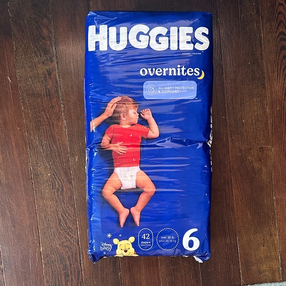 Huggies Overnites Diapers Size 6 - Picture 2 of 4